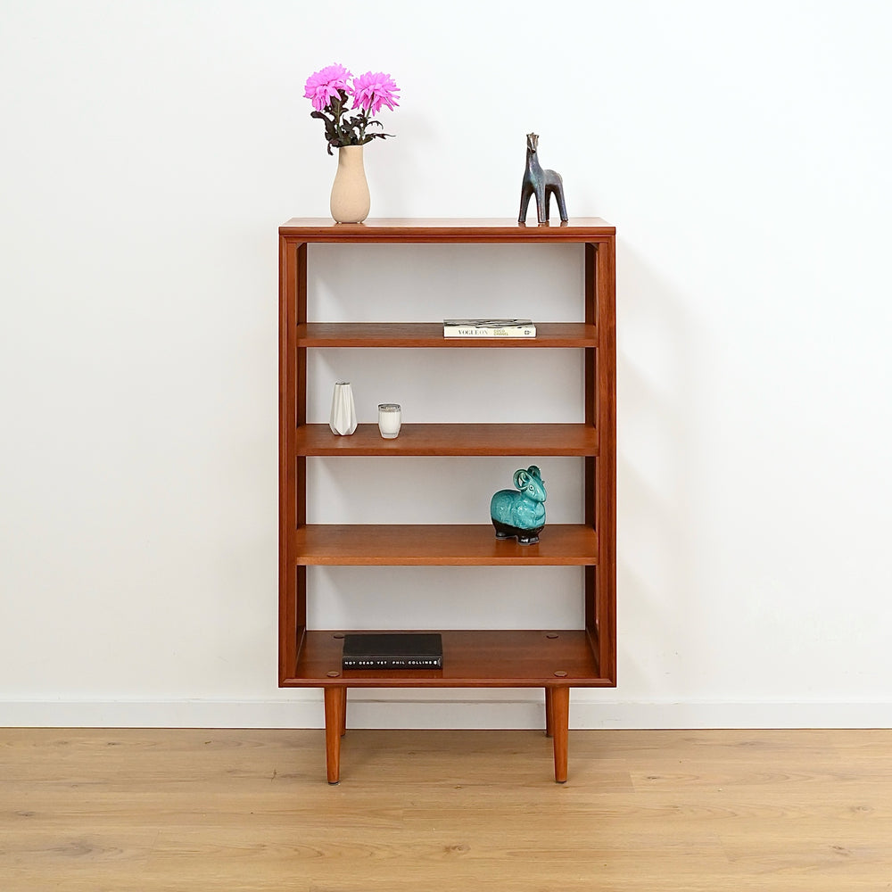 Mid Century Teak Open Bookcase Bookshelf by Chiswell