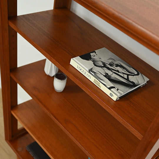 Mid Century Teak Open Bookcase Bookshelf by Chiswell