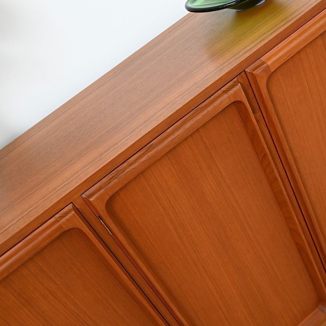 Mid Century Teak Sideboard Credenza Bar Cabinet by Chiswell