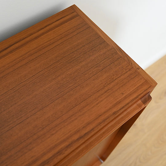 Mid Century Teak Sideboard Credenza Bar Cabinet by Chiswell