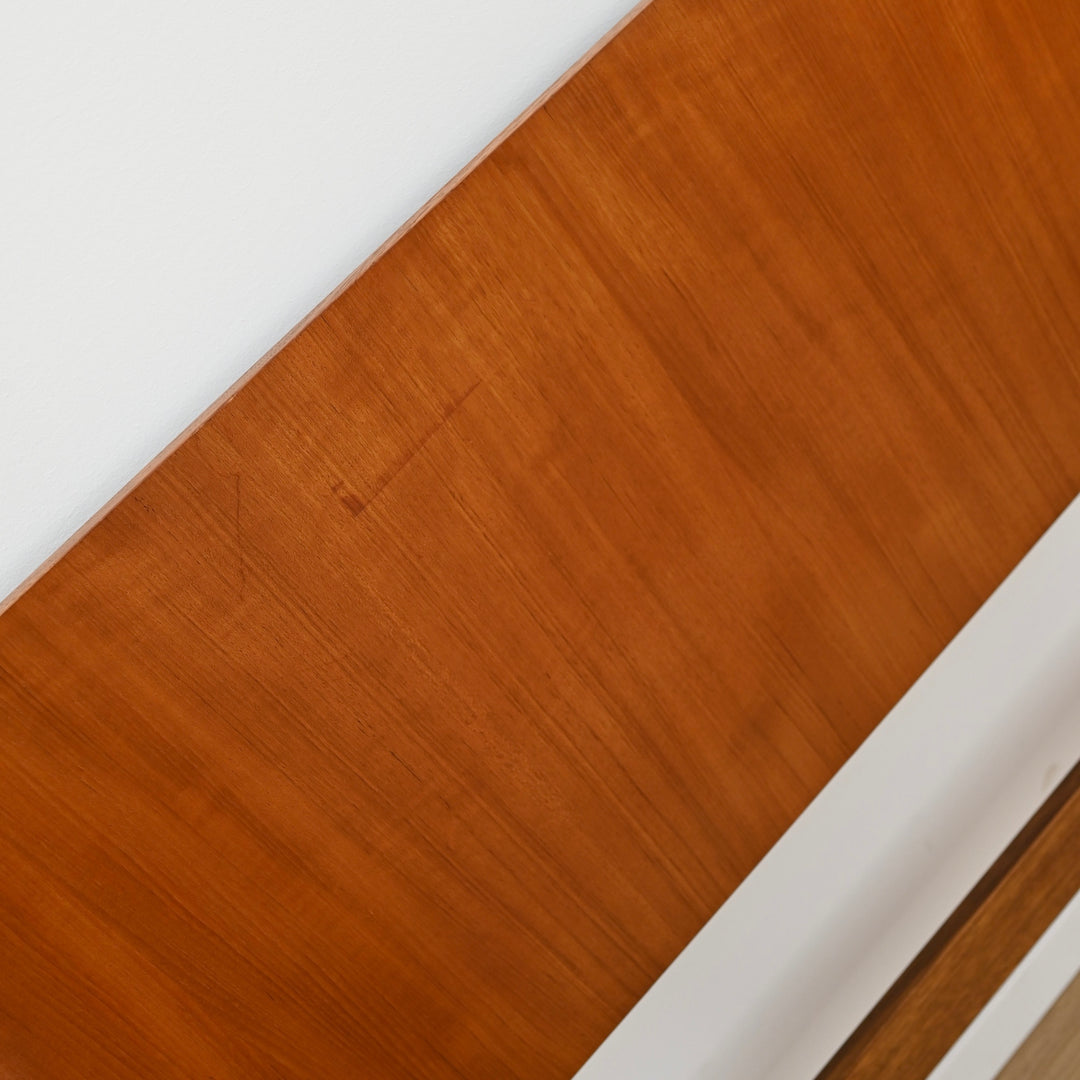 Mid Century Teak Queen Bed Head Headboard by Reliance
