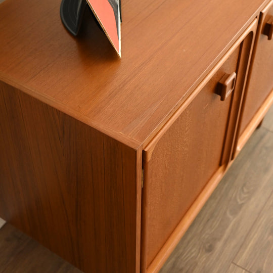 Parker Teak Mid Century Sideboard LP Record Cabinet