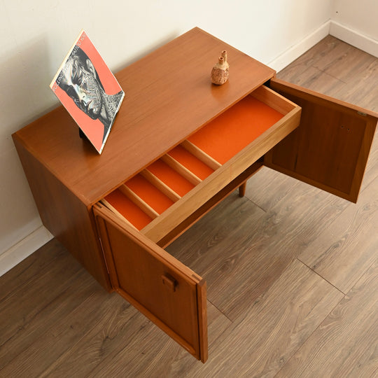 Parker Teak Mid Century Sideboard LP Record Cabinet