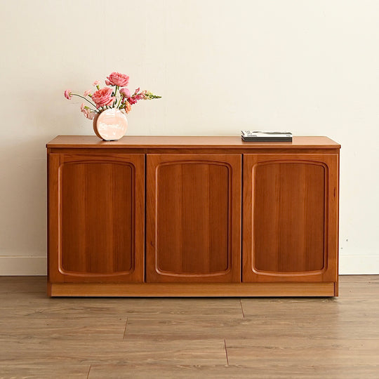 Mid Century Teak Sideboard LP Record Cabinet by Chiswell