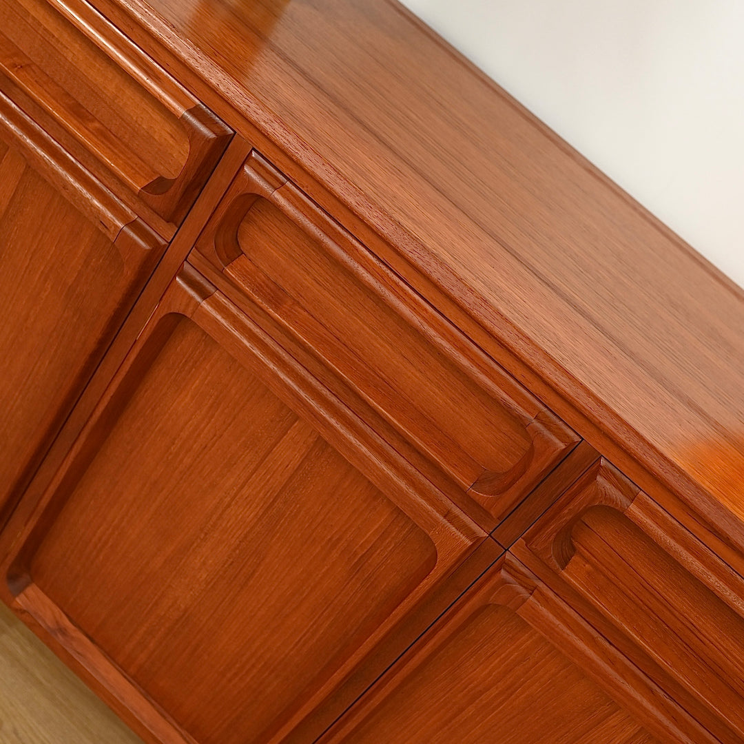 Mid Century Teak Sideboard Buffet by Chiswell