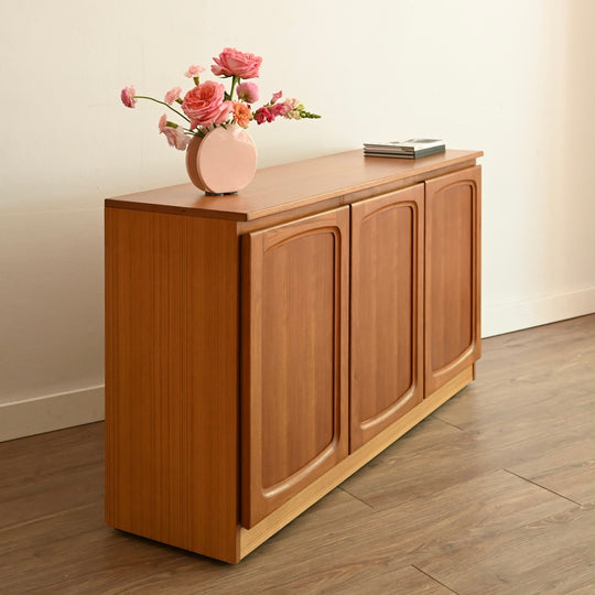 Mid Century Teak Sideboard LP Record Cabinet by Chiswell