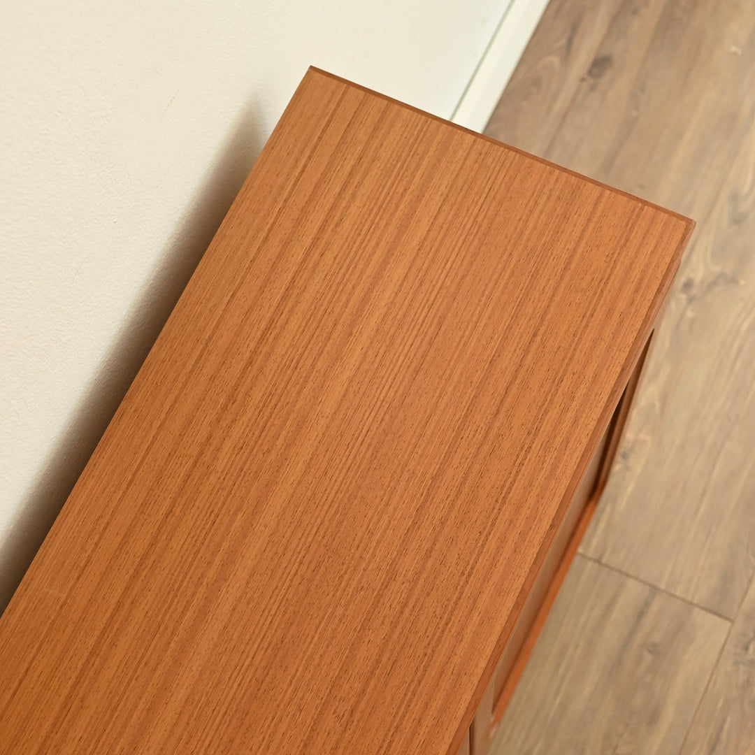 Mid Century Teak Sideboard LP Record Cabinet by Chiswell