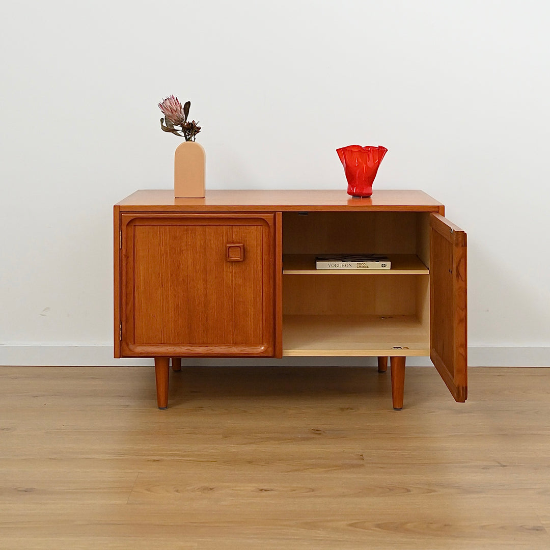 Parker Teak Sideboard LP Record Cabinet Mid Century