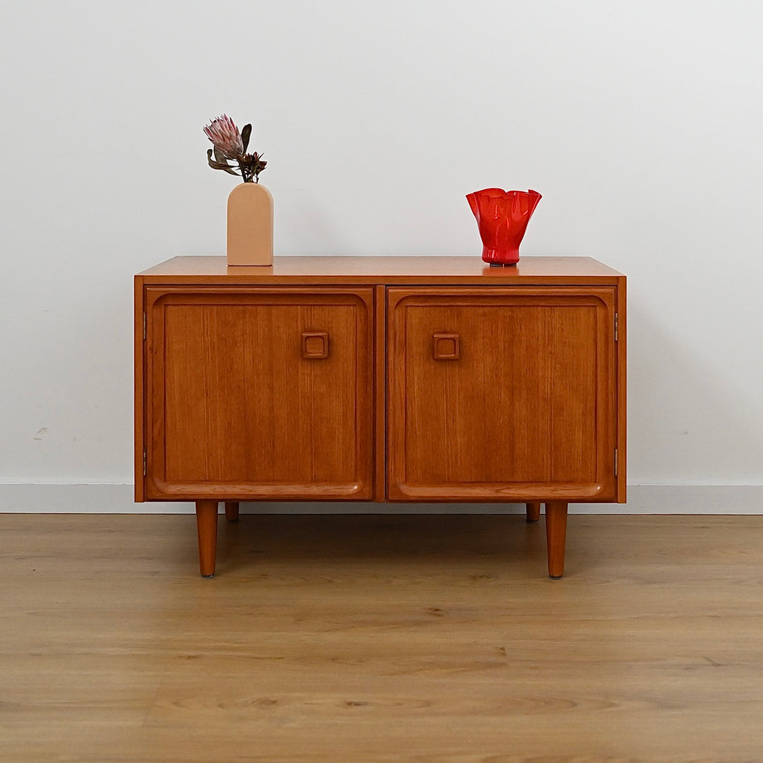 Parker Teak Sideboard LP Record Cabinet Mid Century