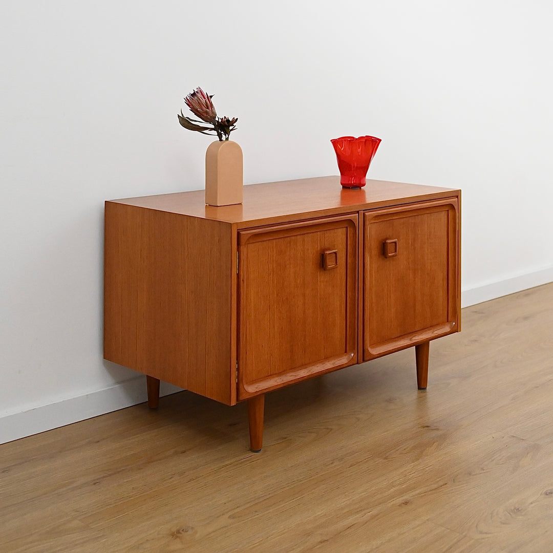 Parker Teak Sideboard LP Record Cabinet Mid Century