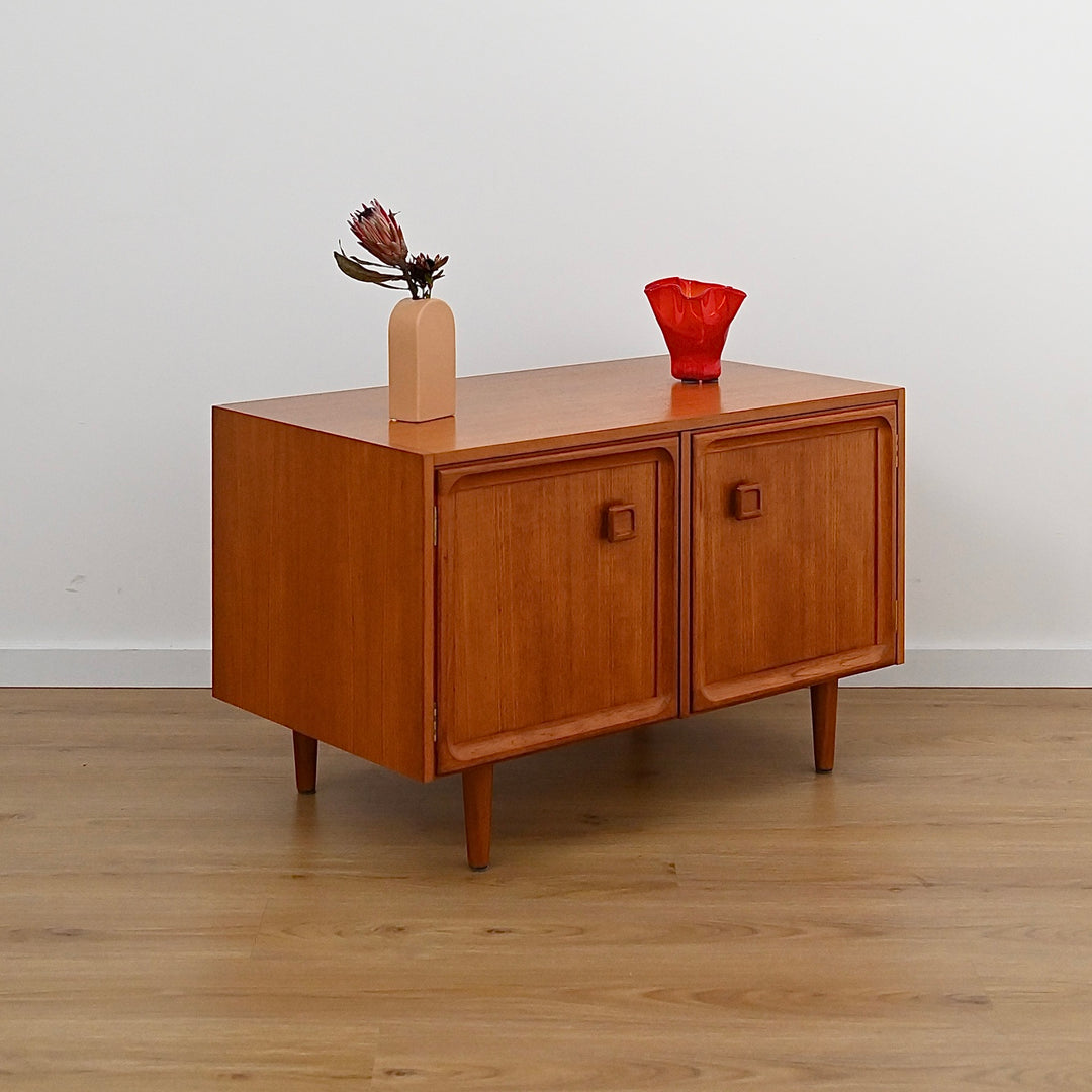 Parker Teak Sideboard LP Record Cabinet Mid Century