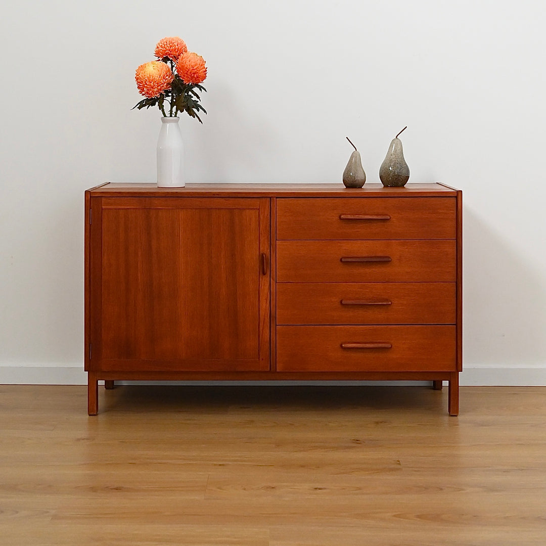 Parker Teak Mid Century Sideboard LP Record Cabinet