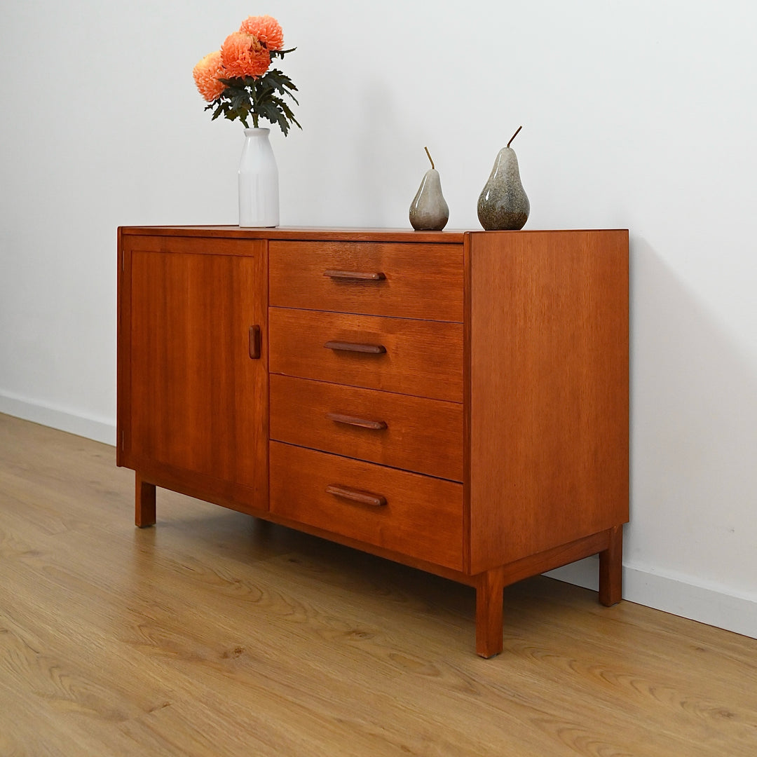 Parker Teak Mid Century Sideboard LP Record Cabinet