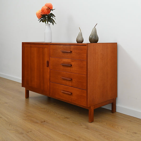Parker Teak Mid Century Sideboard LP Record Cabinet