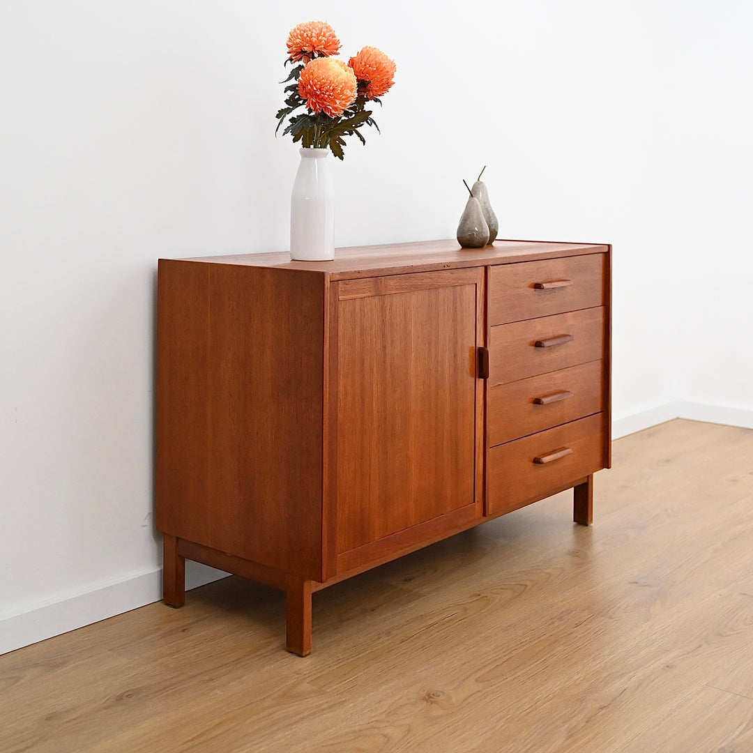 Parker Teak Mid Century Sideboard LP Record Cabinet