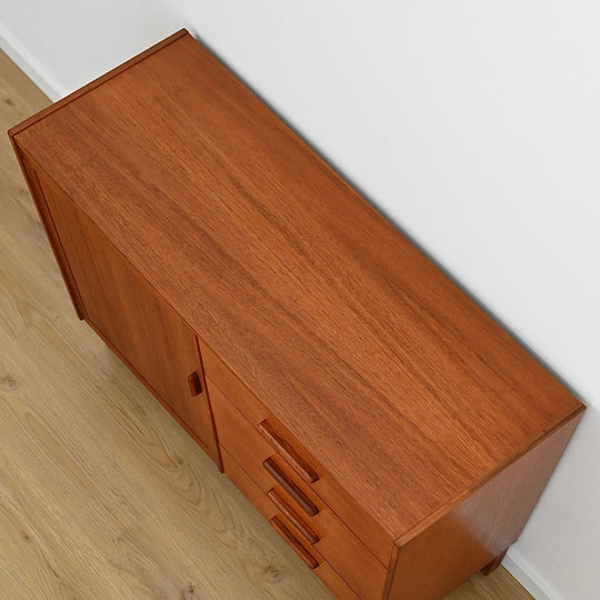Parker Teak Mid Century Sideboard LP Record Cabinet