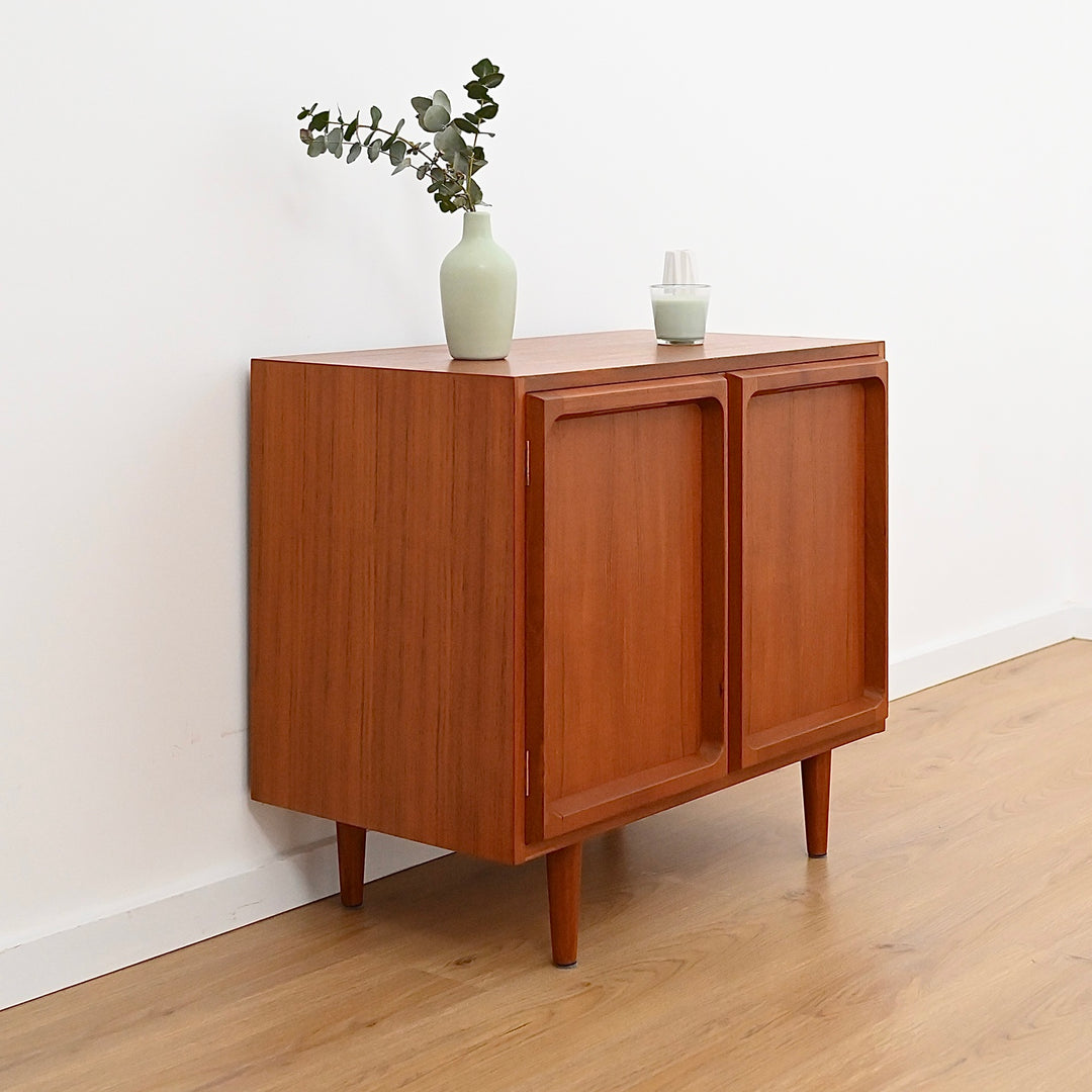 Mid Century Teak Sideboard LP Record Cabinet by Chiswell