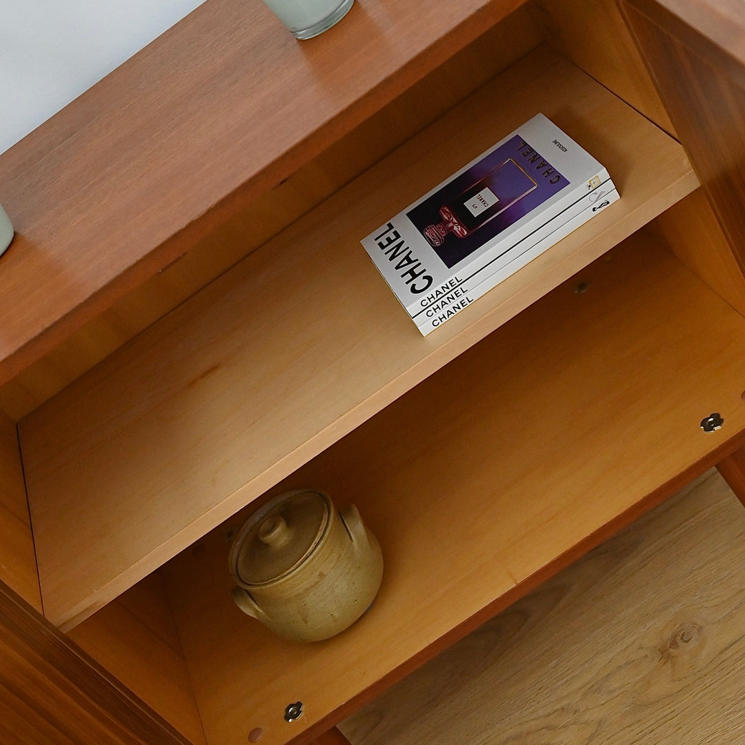 Mid Century Teak Sideboard LP Record Cabinet by Chiswell