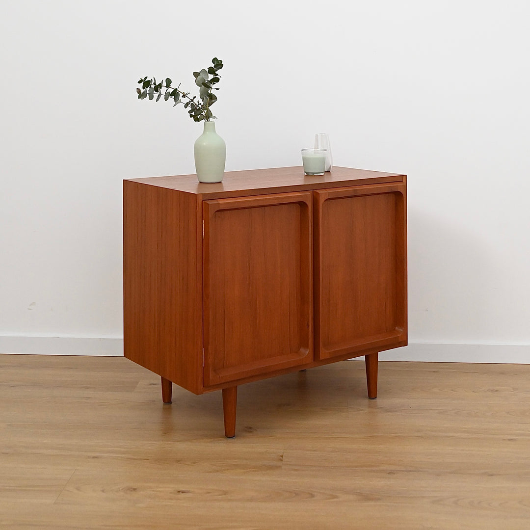 Mid Century Teak Sideboard LP Record Cabinet by Chiswell