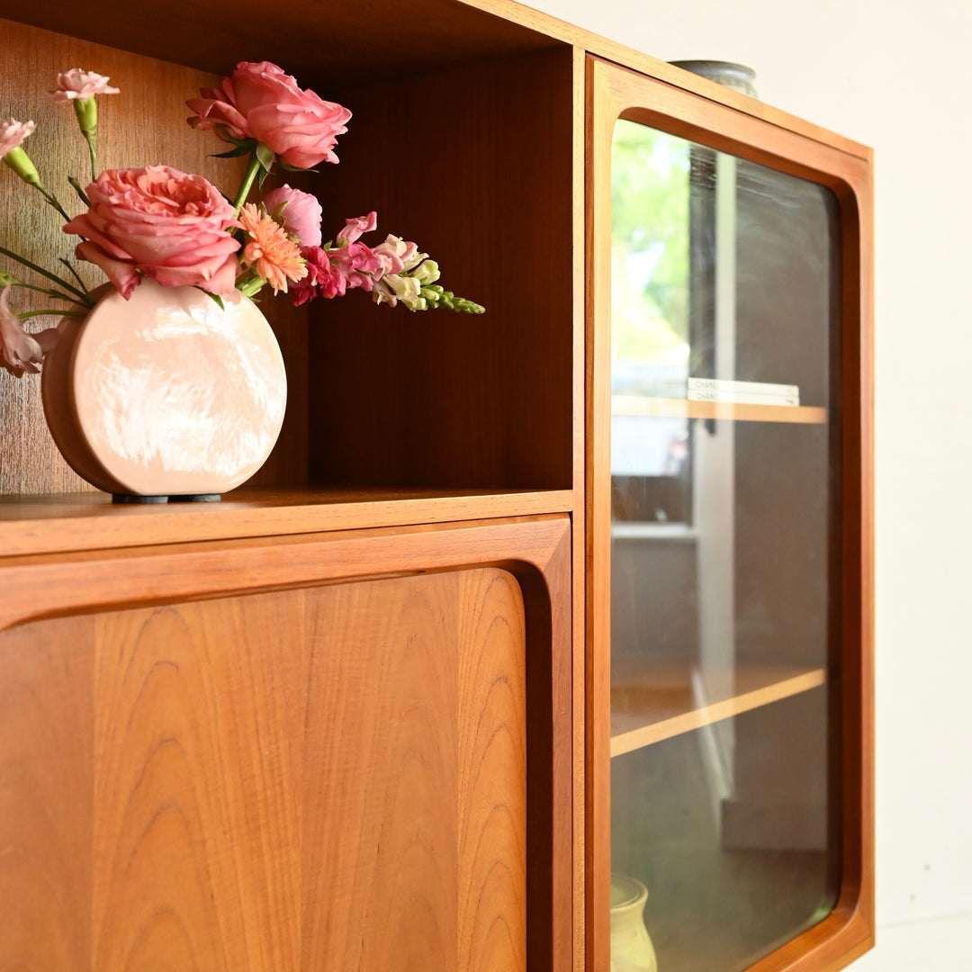 Mid Century Sideboard Highboard Credenza by Van Kraanen and Son Furniture