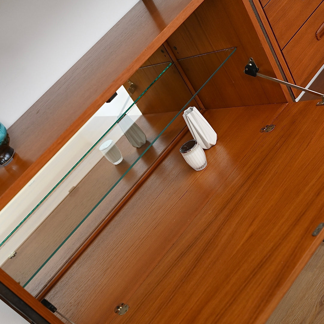 Ladderax Modular Teak Wall Unit Mid Century