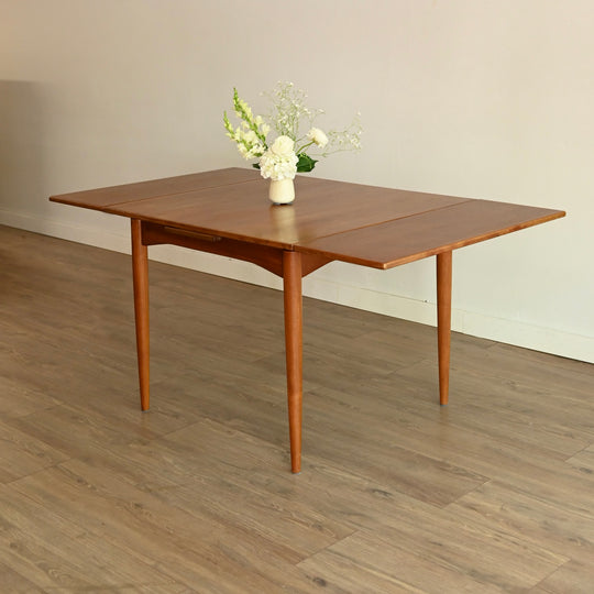 Parker Teak Nordic Square Extendable Dining Table