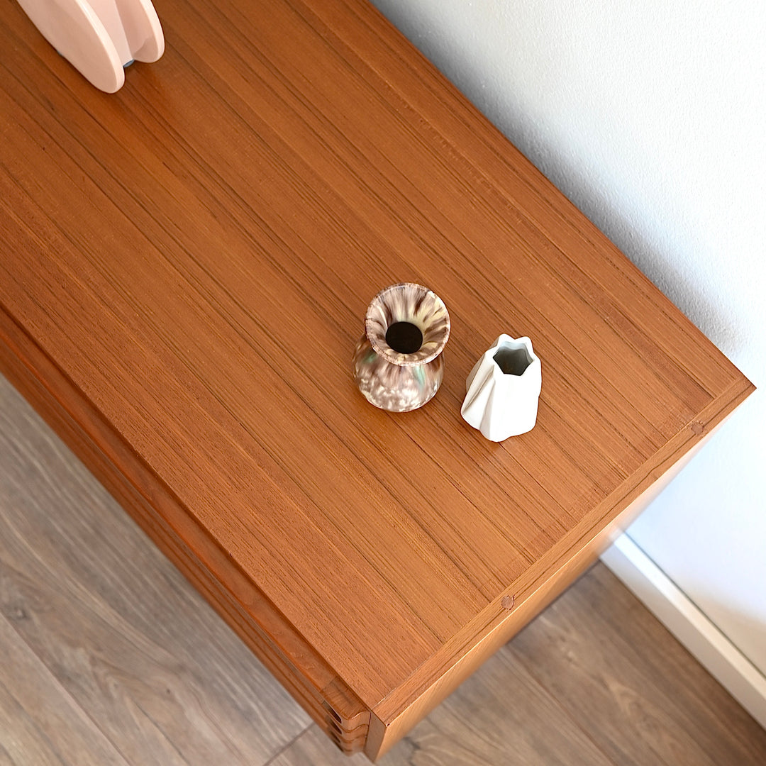 Mid Century Teak Sideboard Dresser Low Boy by Chiswell