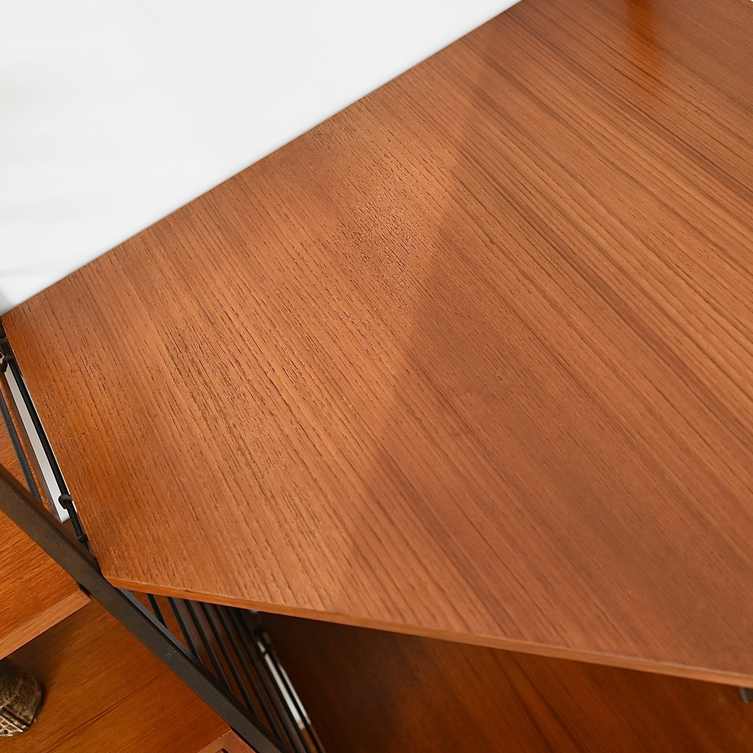 Ladderax Modular Teak Wall Unit Mid Century