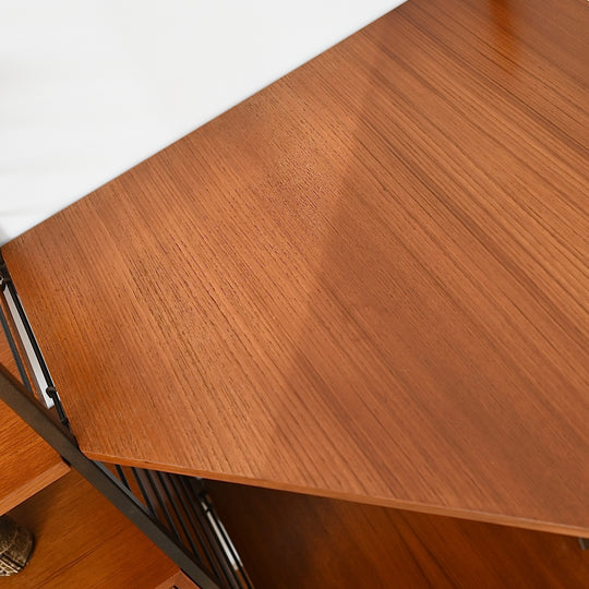 Ladderax Modular Teak Wall Unit Mid Century