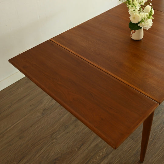 Parker Teak Nordic Square Extendable Dining Table
