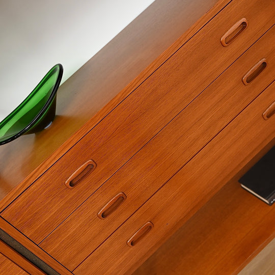 Ladderax Modular Teak Wall Unit Mid Century