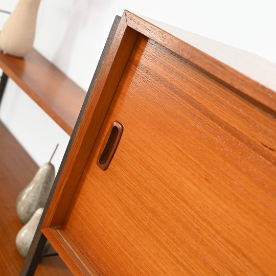 Ladderax Modular Teak Wall Unit Mid Century