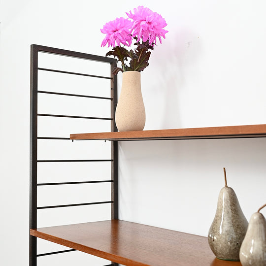 Ladderax Modular Teak Wall Unit Mid Century