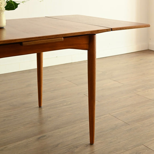 Parker Teak Nordic Square Extendable Dining Table