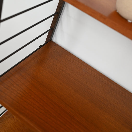 Ladderax Modular Teak Wall Unit Mid Century