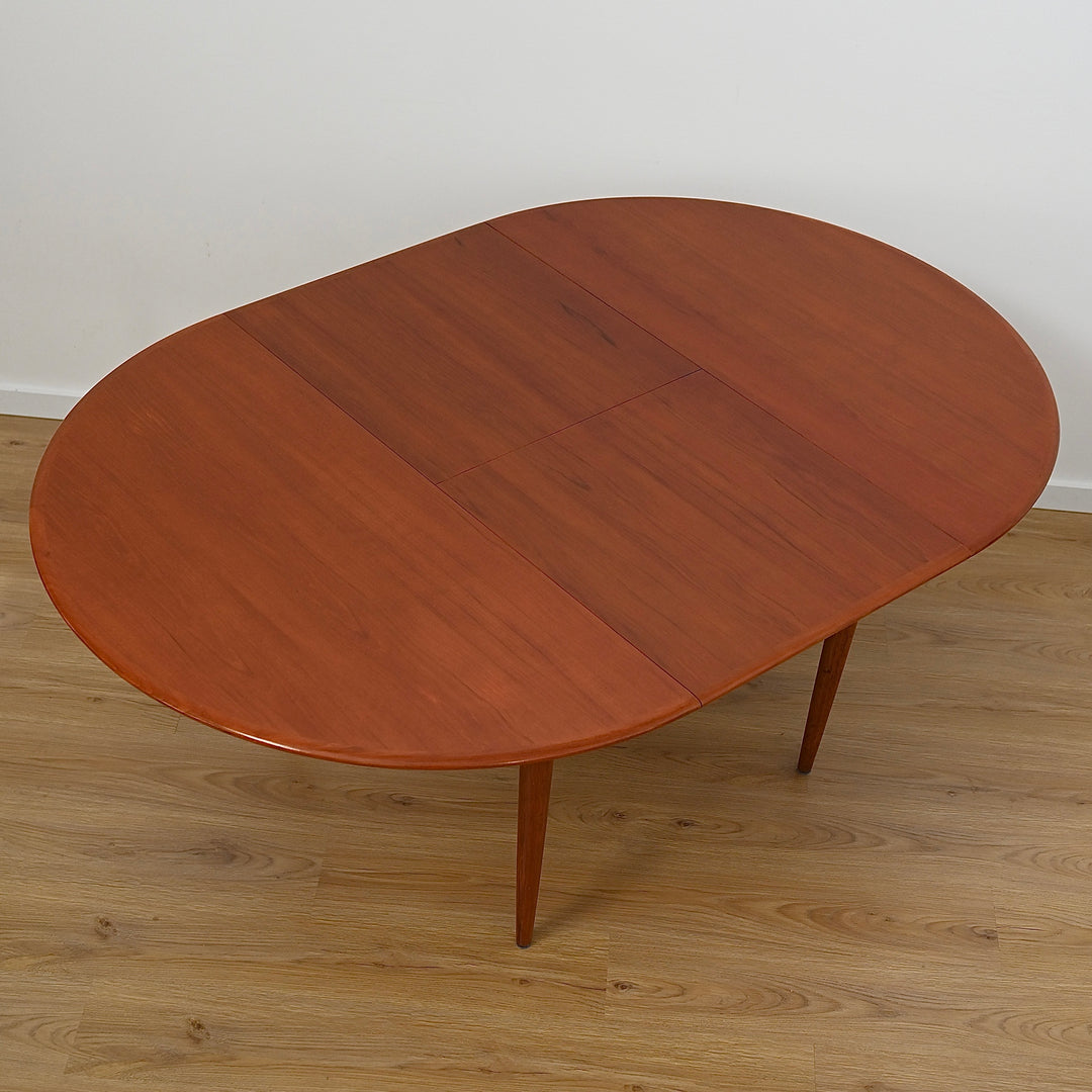 Parker Teak Round Extendable Dining Table