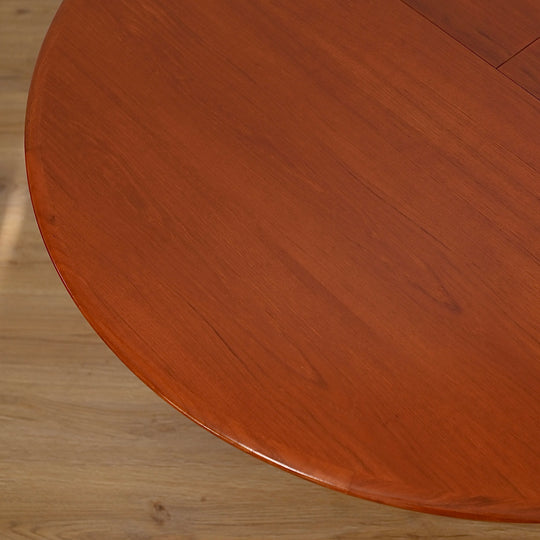 Parker Teak Round Extendable Dining Table