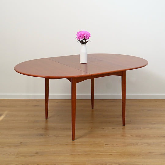 Parker Teak Round Extendable Dining Table