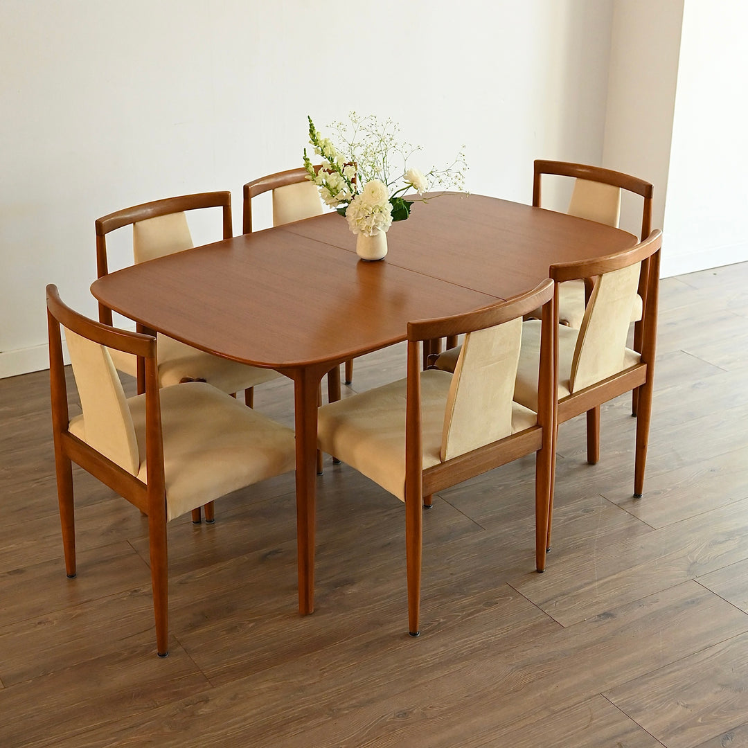 6x Mid Century Dining Chairs by TH Brown