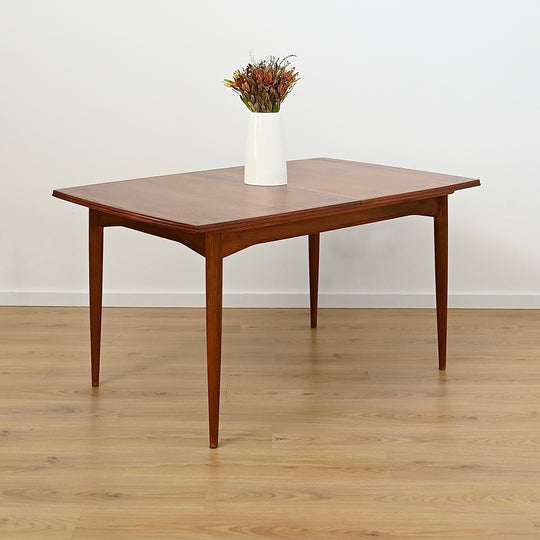 Parker Mid Century Teak Extendable Dining Table - Refinished