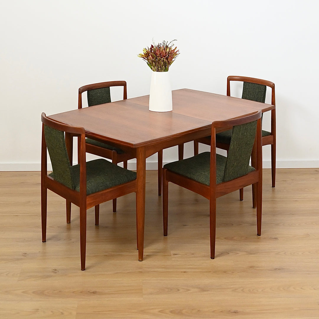 Parker Mid Century Teak Extendable Dining Table - Refinished