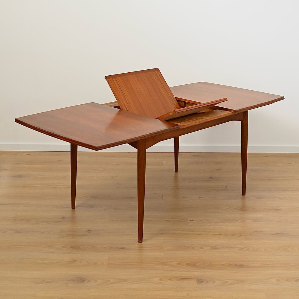 Parker Mid Century Teak Extendable Dining Table - Refinished