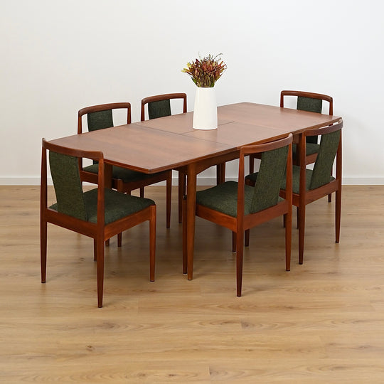 Parker Mid Century Teak Extendable Dining Table - Refinished