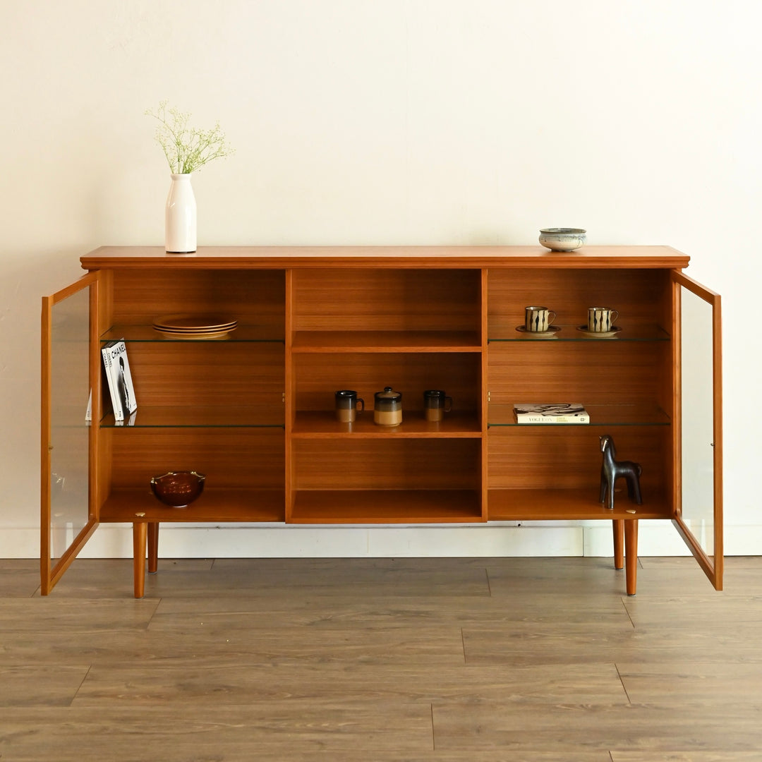 Mid Century Sideboard Highboard Credenza by Noblett