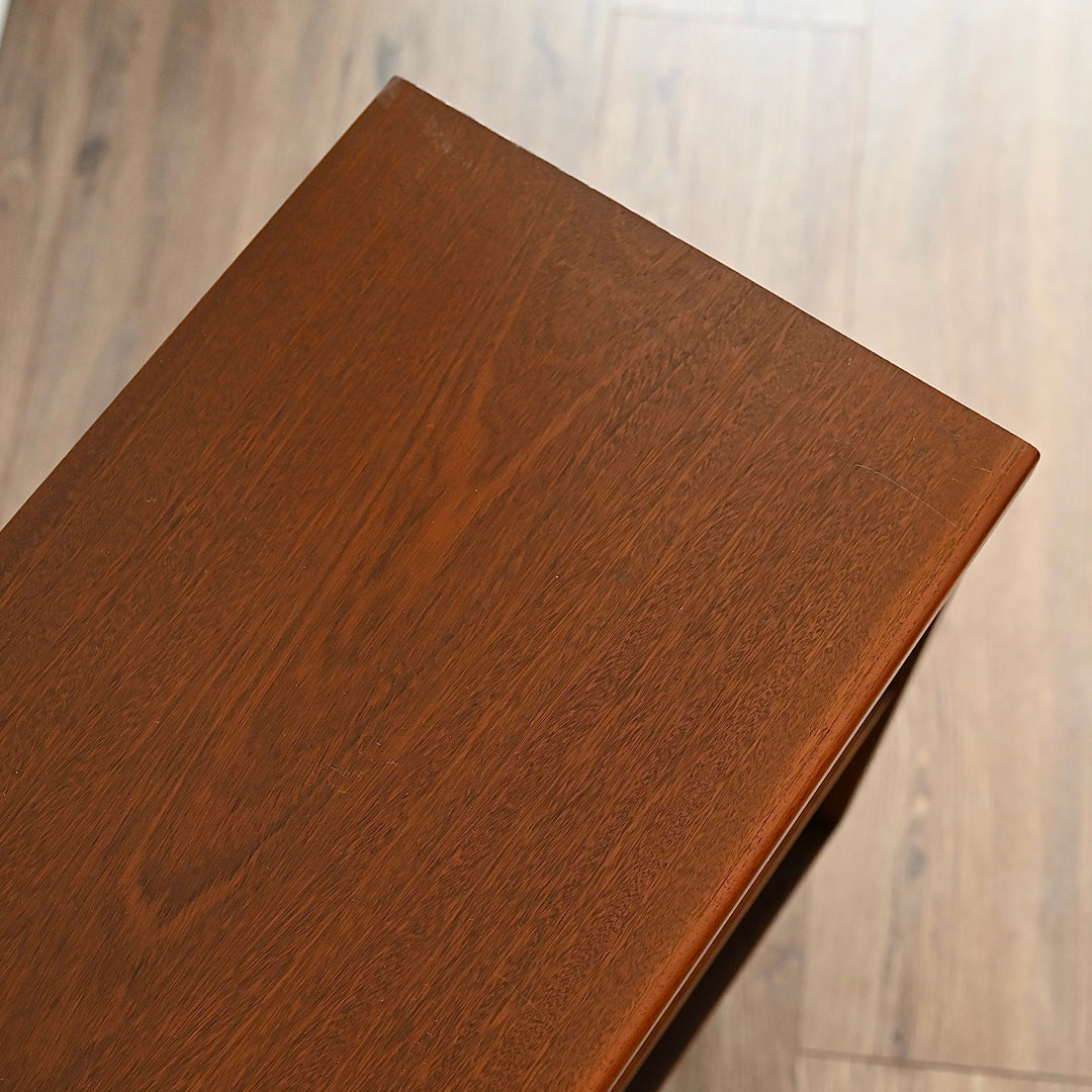 Mid Century Walnut Bookcase Bookshelf by Noblett