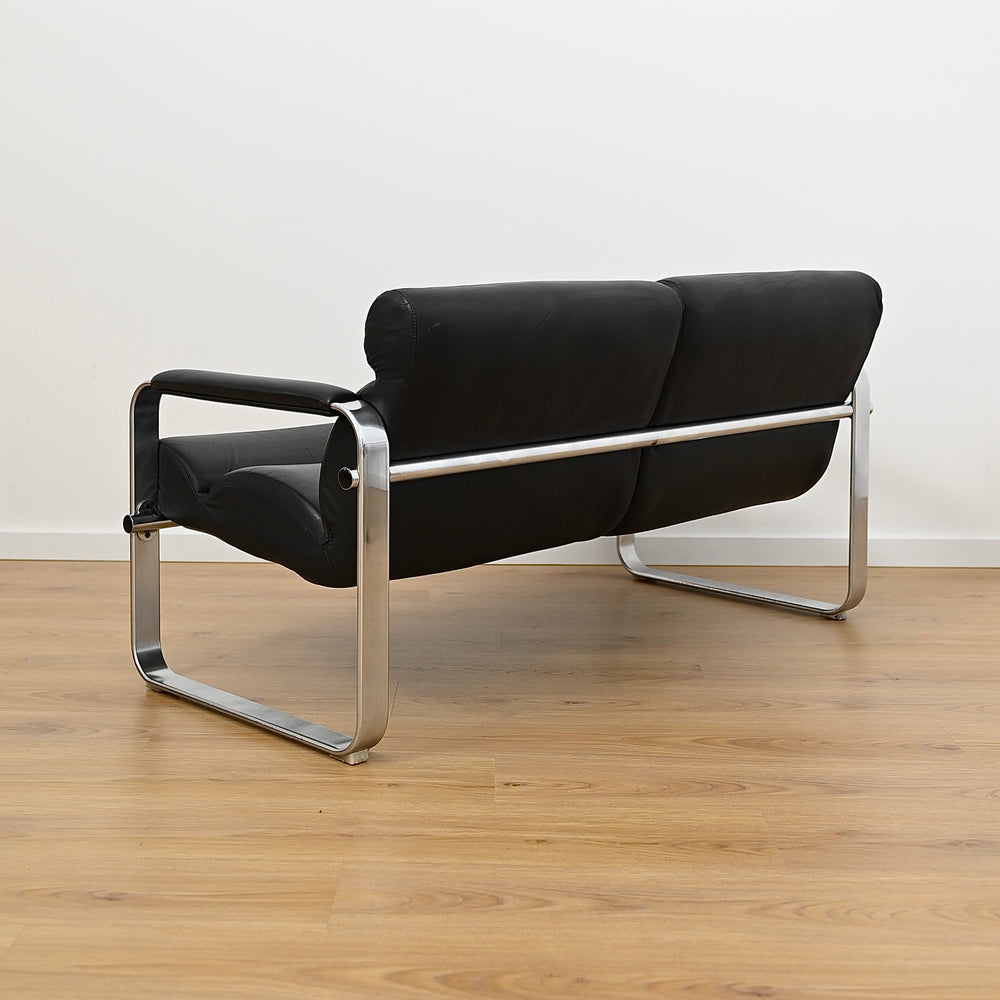 Silver Series Two Seater Lounge by Eero Aarnio, Framac Industries, 1965