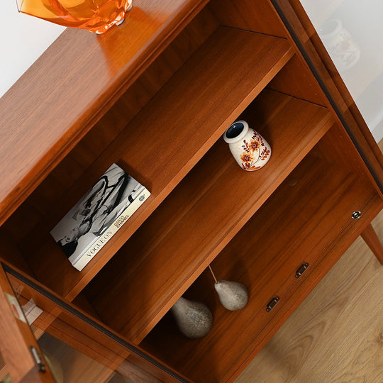 Mid Century Teak Sideboard Display Cabinet by Chiswell