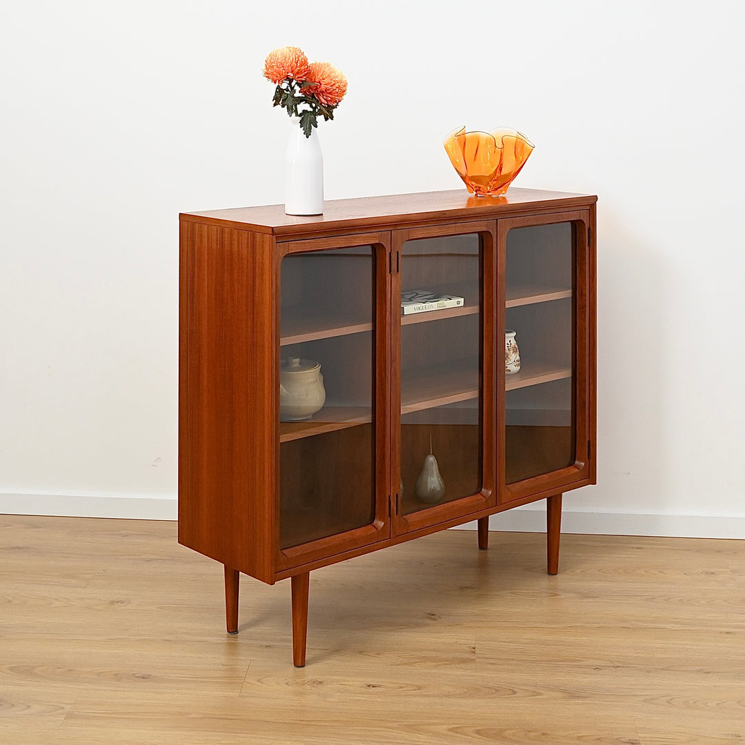 Mid Century Teak Sideboard Display Cabinet by Chiswell