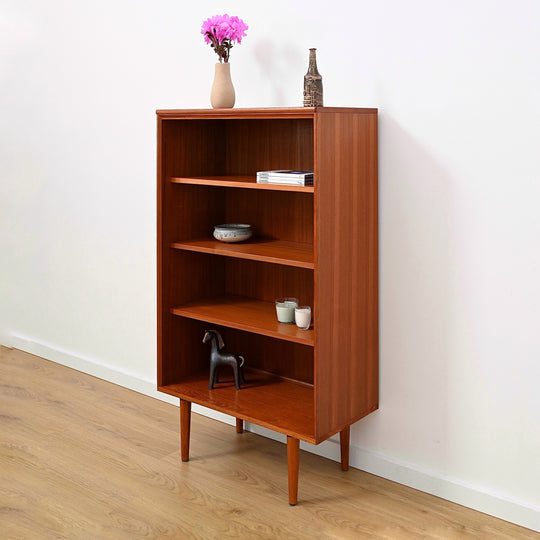 Mid Century Teak Bookshelf Bookcase Storage Shelving by Chiswell