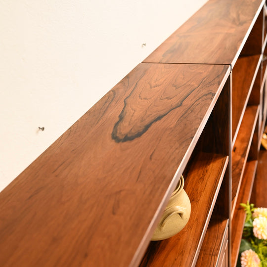 Mid Century Norwegian Rosewood Wall Unit by Nordås Industrier AS